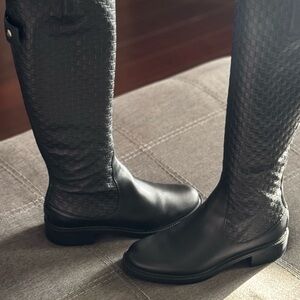 Gucci Women’s Black Leather Riding Boots